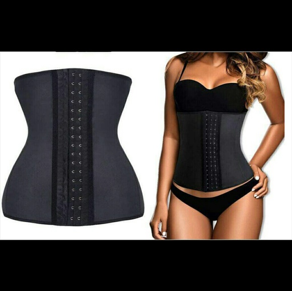 Other - 100% Latex Waist Trainer 9 steel bonning 3 hooks